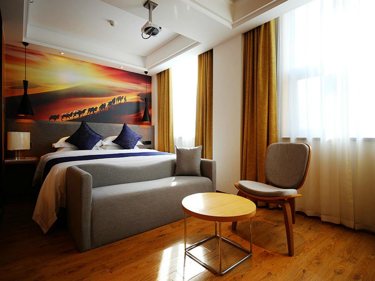 Lanmei Boutique Hotel Lanzhou Exteriör bild